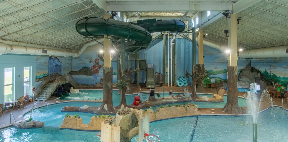 Overview of the whole waterpark